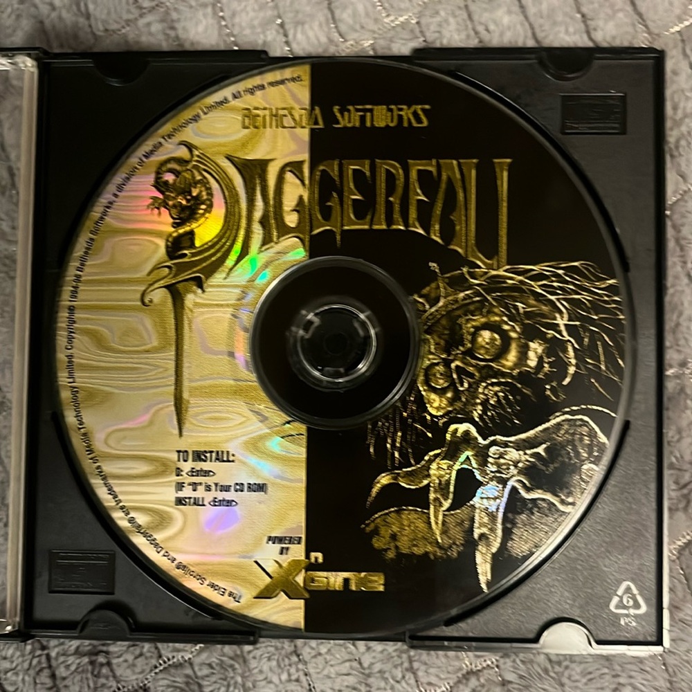 Elder Scrolls: Chapter 2 Daggerfall Vintage PC DOS and Windows 1996